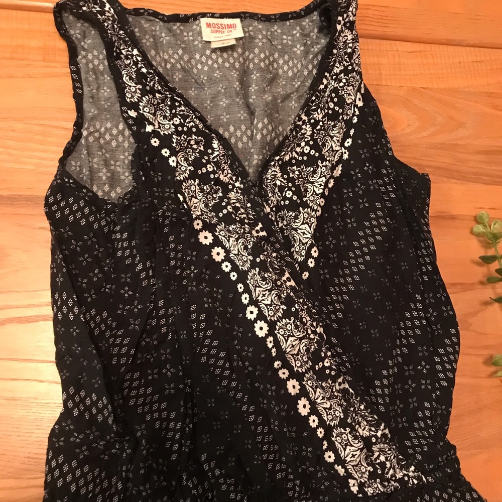 Black and White Romper